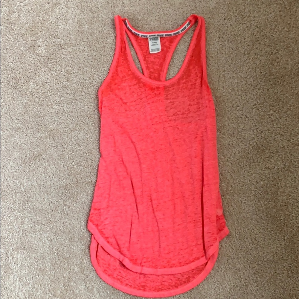 Medium Pink Racer Back Tank